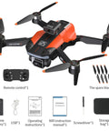 Dope GPS Drone With 8K Dual Cameras For Adults 60 Minute Flight With Three Batteries Foldable Brushless FPV Quadcopter with accessories.