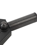 Pro One Handed Rivet Tool Set For Car Panels With 40 Plastic Fasteners. close-up black universal nosepiece