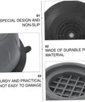 Close-up of 8 Pack Slip Shockproof Foot Pads For Washing Machines And Refrigerators Heightening Stabilizer Mats showing non-slip design.