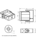 Badass 35Kg Robot Servo With Slick Coreless Motor And Hefty Stainless Steel Gears For Humanoid Arms Rc Mods And Ptz Cameras Featuring Rock Solid Mount Brackets For Your Next Build dimensions and technical drawing.
