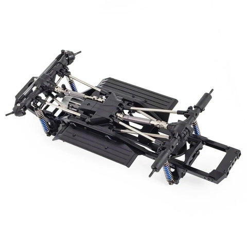 313mm Wheelbase Nylon Crawler Chassis Kit With Front And Rear Axles 2 Speed Transmission for 1 10 Scale RC Crawlers
