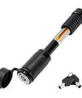Push To Lock Trailer Hitch Lock For 2 Inch And 2.5 Inch Receiver 5/8 Inch Pin Anti Theft With O Rings Keyless Security That Locks Fast