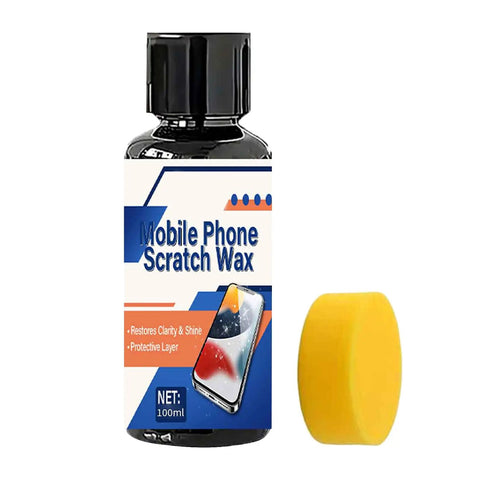 Screen Scratch Remover Kit 40ml 100ml Polishing Fix For Phones Tablets Laptops Watches Glasses Clears Scratches And Restores Clarity With Sponge Applicator