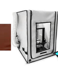 All In One 3D Printer Enclosure With 3 Layer Filtered Ventilation Fan Odor Busting Fireproof Noise Reduction For Ender 3 V3 SE KE Silver