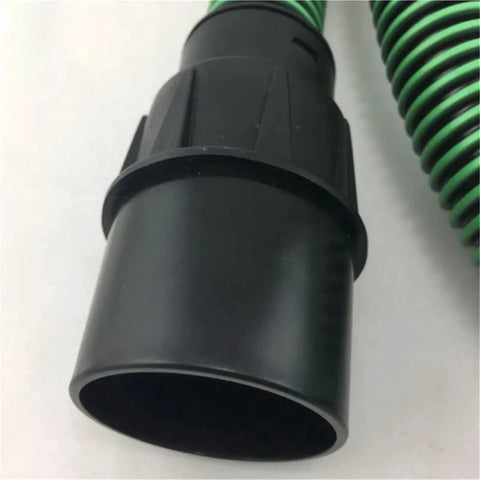 Close-up of black connector for Premium 5 Meter Replacement Dust Extractor Hose Compatible With Festool.