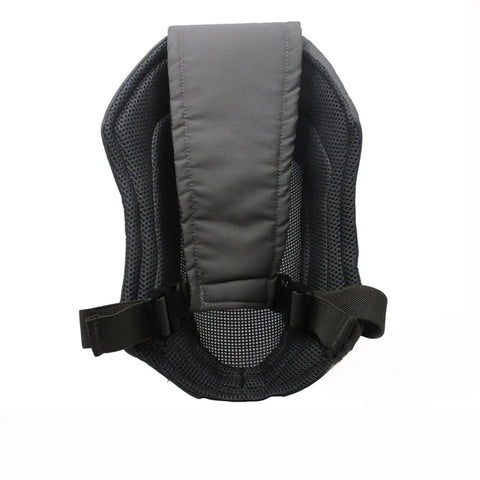Rugged Fencing Face Shield With Ventilated Alloy Mesh Full Coverage Headgear showing steel netting and cloth reinforcement.