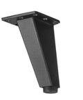 Adjustable Aluminum Alloy Cabinet Feet 10cm Leveling Legs For Furniture Support Rugged Rust Resistant Feet Black Sand Finish