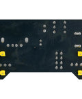 Hella Reliable Dual Voltage Power Supply Module Adapts To 400 And 830 Point Solderless Breadboards with yellow connectors and circuit traces.
