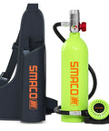 Portable 1L Mini Scuba Tank With Regulator And Pressure Gauge For Underwater Breathing Snorkeling And Emergency Rescue Gear
