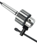 Heavy Duty Drill Chuck One Thirty Second To Five Eighth Inch With MT2 JT3 Shank Keyed For Drill Press And Lathe Spindles Hardened Jaws For Balanced Clamping Built To Last Metalworking Tool Holding Accessory With A Secure Grip That Will Not Slip, keyed drill chuck with wrench