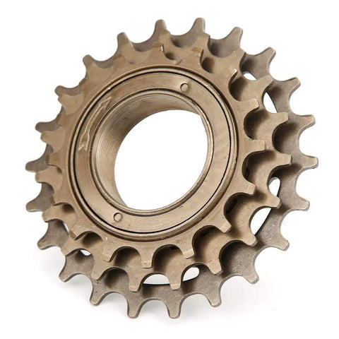3 Speed Threaded Bicycle Freewheel With 16 19 22T Sprockets For Mountain And Road Bikes Metal Replacement Part Delivers Smooth Shifts Easy Install And Trail Ready Performance