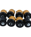 Set of eight Heavy Duty Body Cab Mount Bushing Kit components for Ford F250 F350 F450 F550 Trucks 2008-2016 positions one through four.