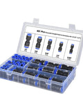 Awesome 60 Pc Pneumatic Fittings Kit With Push to Connect Pu Hose Quick Release Tube Adapters For Fast And Secure Tool Free Connections That Seals Tight Perfect For Pro DIY Pros And Garages. 60-piece kit in case