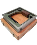 Industrial Grade Precision Spirit Level Featuring Dead On 0.02 Accuracy And Heavy Duty Vial For Exacting Measurements Engineering Tasks durable tool in wooden box.