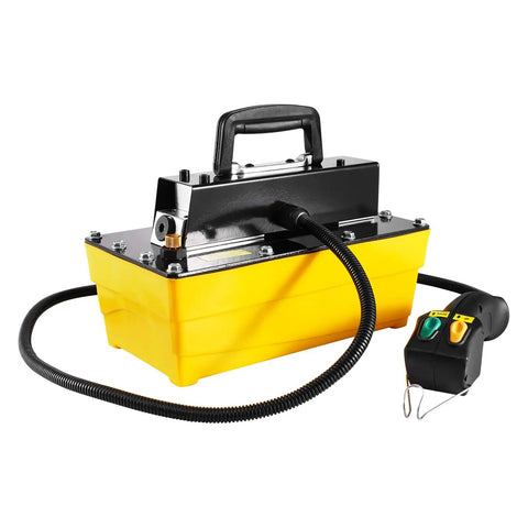 Kick Butt 10000 PSI Air Hydraulic Pump With 0 61 Gallon Reservoir And Remote Control Actuator Pro Level Pneumatic Kit For Auto Frame Machines And Hydraulic Press Garage Gear Setup