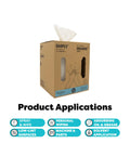 Heavy Duty Wipes 160 Count For Tools And Machinery Size 10 By 15 Inches That Tackles Heaviest Grease Without Tearing box