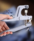 Snap Fastener Tool Kit With 350-Piece Resin Buttons And Press Pliers Set For Clothing Diapers Bibs And Crafts Super Handy DIY Snaps For Quick Seams And Fun Projects, metal pliers on denim