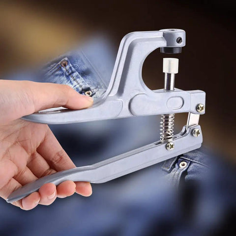 Snap Fastener Tool Kit With 350-Piece Resin Buttons And Press Pliers Set For Clothing Diapers Bibs And Crafts Super Handy DIY Snaps For Quick Seams And Fun Projects, metal pliers on denim