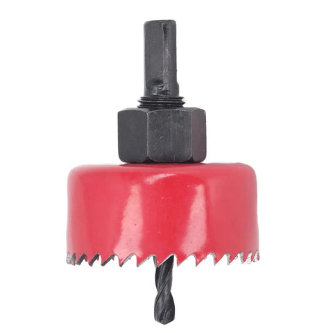 FTVOGUE Premium 5-Piece M42 Steel Hole Saw Kit With Drill Bit Cuts Big Holes In Wood Plastic Aluminum And Steel Perfect For Serious DIY Crafters And Pro Woodworking Pros Today, red 32mm M42 hole saw with pilot drill bit