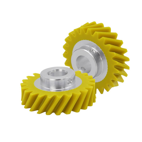Upgraded Mixer Worm Gear Replacement For Whirlpool And KitchenAid Stand Mixers Fits 4162897 4169830 AP4295669, 2 Pack shown.