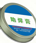 Round metal tin of No Clean Solder Flux Paste For Electronics Repairs No Mess Easy Apply Formula Low Residue And Smooth Flow