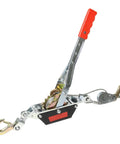 Beefy 2 Ton Come Along Winch For Vehicle Recovery And Outdoor Tough Jobs, Rugged Hand Winch With 4,400 Lbs Pulling Power, Built For Trucks, Trailers, Farm Work, Fence Stretching, Log And Tree Removal on white background