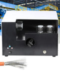 Auto Wire Twisting Machine With Three Brush Cable Shield Stripping Tool, close-up view of automation components, adjustable peeler.