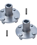 Heavy Duty Four Lug Go Kart Live Axle Hub With One Inch To Three Quarter Step Down Shafts and Rock Solid One Quarter Keyway, two units.