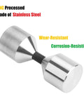 Four Pack Flange Two Hole Alignment Pins Crafted From Premium Stainless Steel Straight Up Durable 1-1/8 In And 1-5/8 In Sizes Built Like A Tank For Any Garage Fix Or Shop Upgrade Project shown with finish detail.