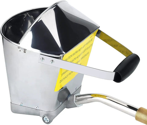 Pro Grade Air Powered Stucco And Mortar Sprayer With Deep Hopper and Four Quick Change Nozzles for efficient plaster application.