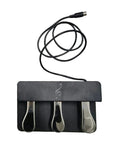 Three-Foot Pedal Unit For Digital Pianos And Keyboards With Universal 5-Pin Round Interface, Rock-Solid Metal Pedals, Top View