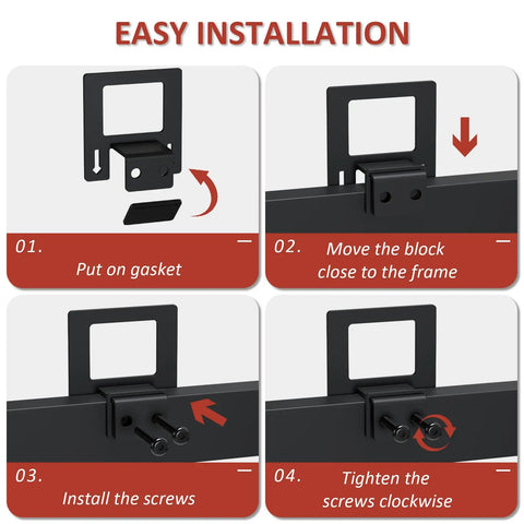 Keep Your Sleep Game Solid With These 6 Pack Heavy Duty Non Slip Mattress Grippers And Adjustable Anti Slide Steel Brackets installation guide steps.