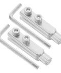 Heavy Duty Stainless Steel Valve Screw Extractor Kit 2 Pcs with hex keys, shown on white background