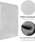 8 Piece Heat Press Pillow Bundle with Teflon coated fabric and fire retardant foam details