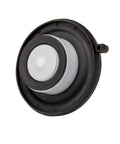 Hunter PGV diaphragm valve replacement, angled front view; fits 3/4 in - 1 in PGV/SRV/ASV valves, black housing with white gear