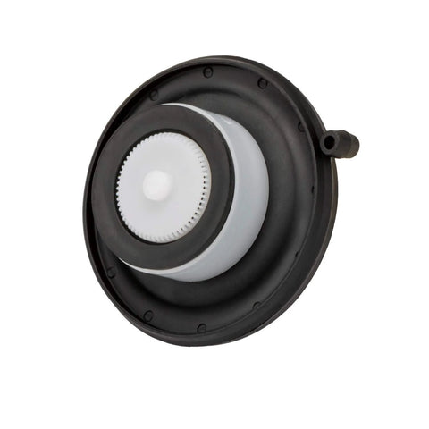 Hunter PGV diaphragm valve replacement, angled front view; fits 3/4 in - 1 in PGV/SRV/ASV valves, black housing with white gear