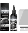DIY Windshield Crack Repair Kit With Glass Repair Fluid For Chips And Cracks Quick Fix Car Window Repair Kit Clear Glass Restoration