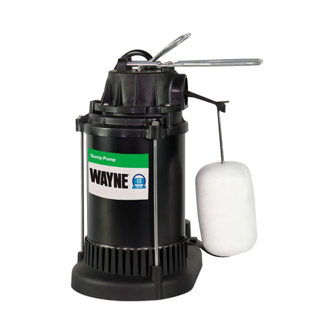 Built Tough Indoor Submersible Sump Pump SPF33 With Epoxy Coated Steel And Thermoplastic Build, Handles Up To 3,750 GPH