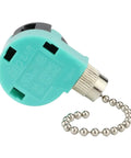 3 Speed 4 Wire Pull Chain Ceiling Fan Switch Replacement For Ceiling Fans, Wall Lamps, And Cabinet Lights, Easy Install
