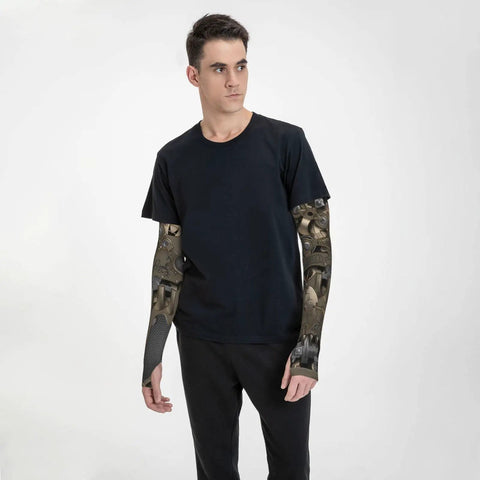 Fly Steampunk Gear Print Cooling Arm Sleeves, Super Soft Stretchy Sun Protection Guards, Breathable Moisture Wicking Gym And Sports Band For Daily Grind Or Outdoor Hustle