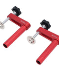 Two Pack Bench Dog Clamps Aluminum Alloy Hold Down Clamps for Woodworking 19mm Hole Adjustable Clamping Pressure Quick Release