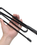 Long Range Foldable Ham Radio Antenna For Outdoor Use, Great For Camping, 42.5 Inch Length, SMA Female Connector held in hand