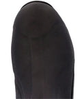 Close-up view of the sole of Mens Arctic Sport Tall Winter Boots In Black featuring tough material and design.