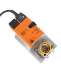 Smd230A Hvac Damper Actuator provides sixteen Nm torque for snappy opening control, featuring orange motor and mounting base.