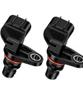 Two Camshaft Position Sensors Set For 2.0L Hyundai Elantra Elantra GT Kona Forte Soul Forte5 Seltos Replaces 39350 2E200 393502E200, black plastic