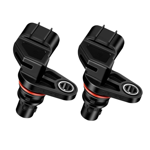Two Camshaft Position Sensors Set For 2.0L Hyundai Elantra Elantra GT Kona Forte Soul Forte5 Seltos Replaces 39350 2E200 393502E200, black plastic