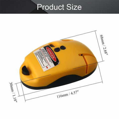90 Degree Laser Level Tool With Red Beam For Interior Walls, Super Handy For Home DIY Projects, Delivers Straight Line And Cross Line Plus Vertical Corner Line, Self Leveling Laser Gauge For Picture Hanging Cabinets And Tight Layouts, 116mm x 68mm x 30mm