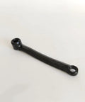 Ride Ready Single Speed Bicycle Crankset 36T 170mm Steel Chainring Arm Square Taper For Fixed Gear Bikes Nine Sixteenth Inch Pedal Compatible 150mm Chainring Diameter Triangle Design black steel crank arm
