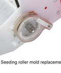 Seeding roller mold replacement for Depth Adjustable Hand Push Garden Seeder, Easy No Bend Operation, Sowing Depth 60mm