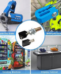 Universal Tubular Lock Set For Toolboxes Cabinets Drawers And Furniture With Keys Durable Metal Construction Secure Reliable Locking System Replacement Hardware Easy Install For Home Organization And Security for motorcycle disc brake and cabinet